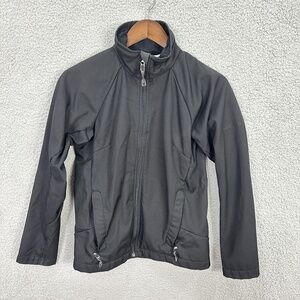 Columbia Jacket Women's S Black Softshell Full Zip Outdoor Hiking Trail Gorpcore